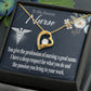 Deep Respect Healthcare Medical Worker Nurse Appreciation Gift Forever Necklace w Message Card-Express Your Love Gifts