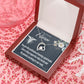 Deep Respect Healthcare Medical Worker Nurse Appreciation Gift Forever Necklace w Message Card-Express Your Love Gifts