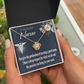 Deep Respect Healthcare Medical Worker Nurse Appreciation Gift Infinity Knot Necklace Message Card-Express Your Love Gifts