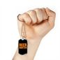 Deer Hunter Necklace Stainless Steel or 18k Gold Dog Tag 24" Chain-Express Your Love Gifts