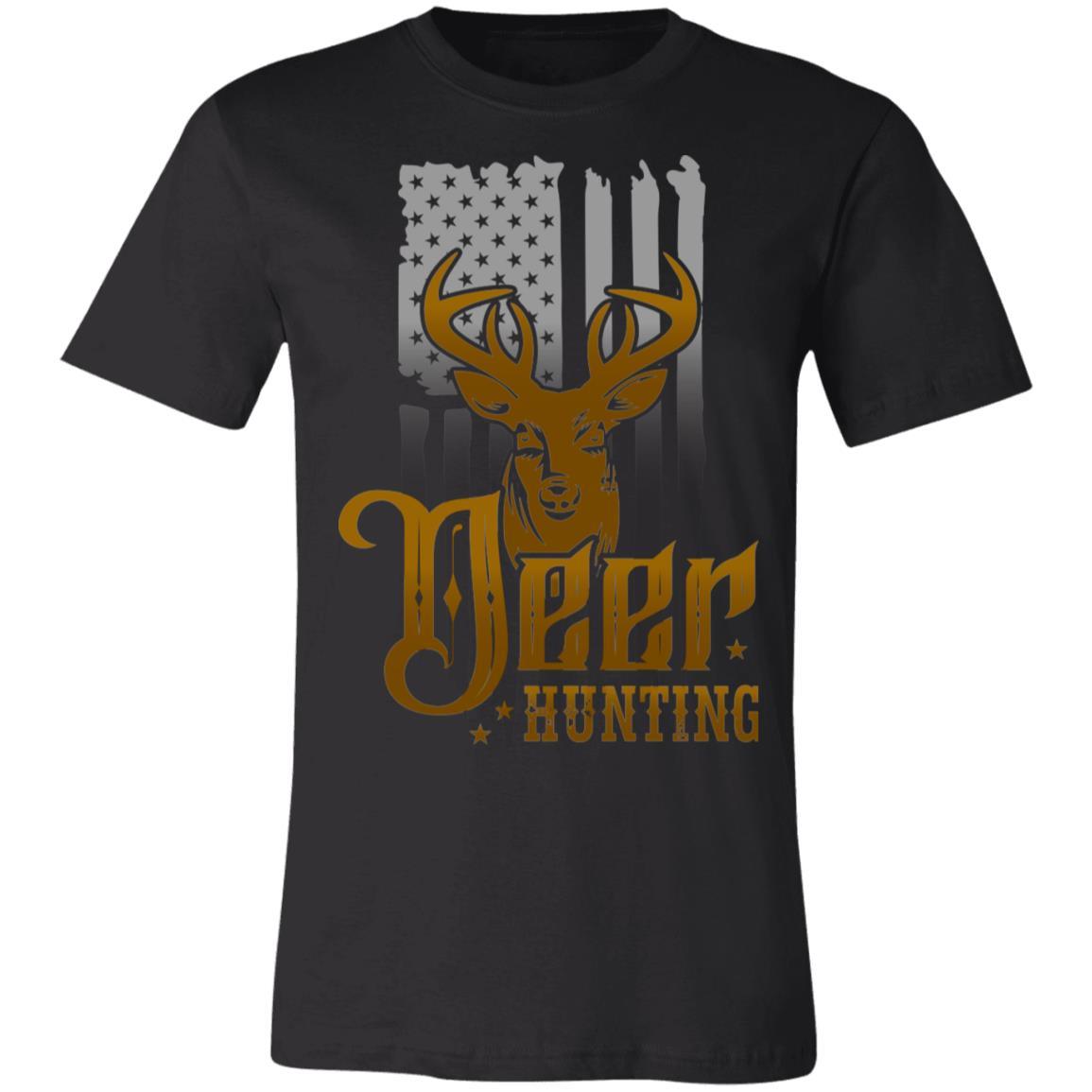 Deer Hunting Antlers Hunter Gift T-Shirt-Express Your Love Gifts
