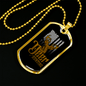 Deer Hunting Antlers Necklace Stainless Steel or 18k Gold Dog Tag 24" Chain-Express Your Love Gifts