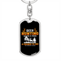 Deer Hunting Chance Keychain Stainless Steel or 18k Gold Dog Tag Keyring-Express Your Love Gifts