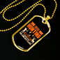 Deer Hunting Loneliest Places Necklace Stainless Steel or 18k Gold Dog Tag 24" Chain-Express Your Love Gifts