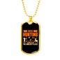 Deer Hunting Loneliest Places Necklace Stainless Steel or 18k Gold Dog Tag 24" Chain-Express Your Love Gifts