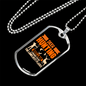 Deer Hunting Loneliest Places Necklace Stainless Steel or 18k Gold Dog Tag 24" Chain-Express Your Love Gifts