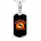 Deer Hunting Tourism Hunter'S Keychain Gift Stainless Steel or 18k Gold Dog Tag Keyring-Express Your Love Gifts