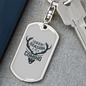 Deer Season Is Coming Hunter'S Keychain Gift Stainless Steel or 18k Gold Dog Tag Keyring-Express Your Love Gifts