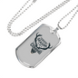 Deer Season Is Coming Hunting Necklace Stainless Steel or 18k Gold Dog Tag 24"-Express Your Love Gifts