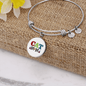Design Cat Mom Bracelet Stainless Steel or 18k Gold Circle Bangle-Express Your Love Gifts