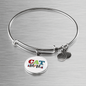 Design Cat Mom Bracelet Stainless Steel or 18k Gold Circle Bangle-Express Your Love Gifts