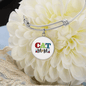 Design Cat Mom Bracelet Stainless Steel or 18k Gold Circle Bangle-Express Your Love Gifts