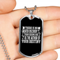 Destined by God Romans 8:28-29 Necklace Stainless Steel or 18k Gold Dog Tag 24" Chain-Express Your Love Gifts