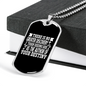 Destined by God Romans 8:28-29 Necklace Stainless Steel or 18k Gold Dog Tag 24" Chain-Express Your Love Gifts