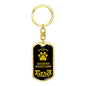 Deutscher Wachtelhund Keychain Stainless Steel or 18k Gold-Express Your Love Gifts
