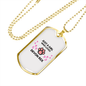 Devon Rex Cat Love Necklace Stainless Steel or 18k Gold Dog Tag 24-Express Your Love Gifts
