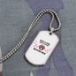 Devon Rex Cat Love Necklace Stainless Steel or 18k Gold Dog Tag 24-Express Your Love Gifts