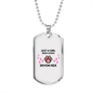 Devon Rex Cat Love Necklace Stainless Steel or 18k Gold Dog Tag 24-Express Your Love Gifts