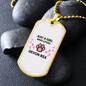 Devon Rex Cat Love Necklace Stainless Steel or 18k Gold Dog Tag 24-Express Your Love Gifts