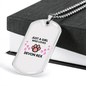 Devon Rex Cat Love Necklace Stainless Steel or 18k Gold Dog Tag 24-Express Your Love Gifts