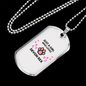 Devon Rex Cat Love Necklace Stainless Steel or 18k Gold Dog Tag 24-Express Your Love Gifts