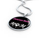 Devon Rex Cat Mom Necklace Circle Pendant Stainless Steel or 18k Gold 18-22"-Express Your Love Gifts