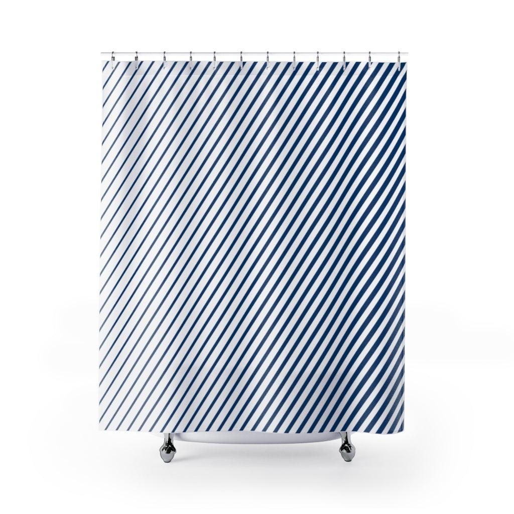 Diagonal Lines Vector Stylish Design 71" x 74" Elegant Waterproof Shower Curtain for a Spa-like Bathroom Paradise Exceptional Craftsmanship-Express Your Love Gifts