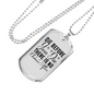 Die Before You Die Necklace Stainless Steel or 18k Gold Dog Tag 24" Chain-Express Your Love Gifts
