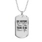 Die Before You Die Necklace Stainless Steel or 18k Gold Dog Tag 24" Chain-Express Your Love Gifts