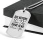 Die Before You Die Necklace Stainless Steel or 18k Gold Dog Tag 24" Chain-Express Your Love Gifts
