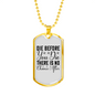 Die Before You Die Necklace Stainless Steel or 18k Gold Dog Tag 24" Chain-Express Your Love Gifts