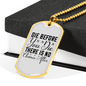 Die Before You Die Necklace Stainless Steel or 18k Gold Dog Tag 24" Chain-Express Your Love Gifts