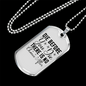 Die Before You Die Necklace Stainless Steel or 18k Gold Dog Tag 24" Chain-Express Your Love Gifts