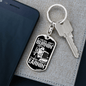 Diesel Ain'T Burnin' Stainless Steel or 18k Gold Dog Tag Swivel Trucker Keychain-Express Your Love Gifts