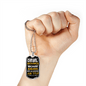 Diesel Mechanic Dog Tag Stainless Steel or 18k Gold 24" Chain-Express Your Love Gifts