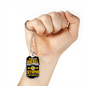 Diesel Mechanic Fix Stupid Dog Tag Stainless Steel or 18k Gold 24" Chain-Express Your Love Gifts