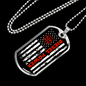 Diesel Power Distressed Dog Tag Stainless Steel or 18k Gold 24" Chain-Express Your Love Gifts