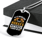 Dirtroads or Cowboys Horse Necklace Stainless Steel or 18k Gold Dog Tag 24" Chain-Express Your Love Gifts