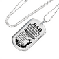 Discoveries Of Fatherhood Dad Necklace Stainless Steel or 18k Gold Dog Tag 24" Chain-Express Your Love Gifts