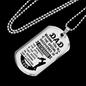 Discoveries Of Fatherhood Dad Necklace Stainless Steel or 18k Gold Dog Tag 24" Chain-Express Your Love Gifts