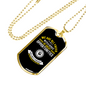Disguised As Impossible Situations Necklace Stainless Steel or 18k Gold Dog Tag 24" Chain-Express Your Love Gifts