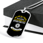 Disguised As Impossible Situations Necklace Stainless Steel or 18k Gold Dog Tag 24" Chain-Express Your Love Gifts