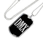 Dmx Necklace Stainless Steel or 18k Gold Dog Tag 24" Chain-Express Your Love Gifts