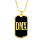 Dmx Necklace Stainless Steel or 18k Gold Dog Tag 24" Chain-Express Your Love Gifts