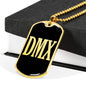 Dmx Necklace Stainless Steel or 18k Gold Dog Tag 24" Chain-Express Your Love Gifts