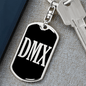 Dmx Swivel Keychain Dog Tag Stainless Steel or 18k Gold-Express Your Love Gifts