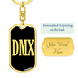 Dmx Swivel Keychain Dog Tag Stainless Steel or 18k Gold-Express Your Love Gifts