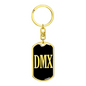 Dmx Swivel Keychain Dog Tag Stainless Steel or 18k Gold-Express Your Love Gifts