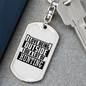 Do A Lot Of Hunter'S Keychain Gift Stainless Steel or 18k Gold Dog Tag Keyring-Express Your Love Gifts