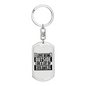 Do A Lot Of Hunter'S Keychain Gift Stainless Steel or 18k Gold Dog Tag Keyring-Express Your Love Gifts